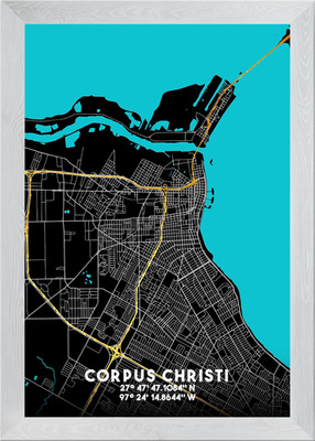 Corpus Christi Tx USA Gerahmtes Wandbild Poster Leinwanddruck Bild