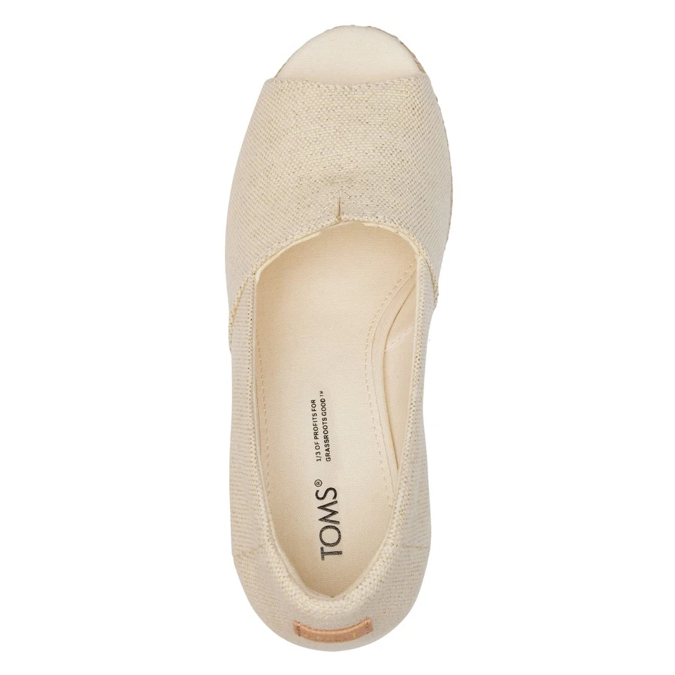 Sandalia de cuña Michelle para mujer, natural oscuro, 12 EE. UU. Foto 4 de 4