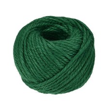 82Ft 2.5mm Jute f&uuml;r Kunst Geschenkpackung Garten Hochzeit Dekor Dunkel Gr&uuml;n
