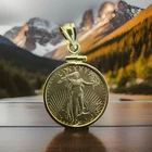 1/10 oz 2024 Gold $5 American Eagle Coin FREE WITH PURCHASE ONLY 14K BEZEL! NEW!