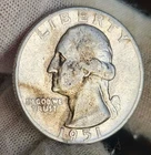 1951 Washington SILVER QUARTER Philadelphia Mint USA Rare Collector Coin 90% 🔥