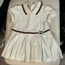 Gucci baby girls polo tennis dress - Pleated - Interlocking GG - 12-18 Months