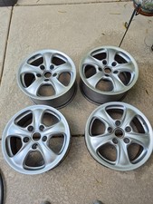 Porsche Wheel Set 17x7 Front 17x9 Rear 996.362.124.01 and 996.362.128.01