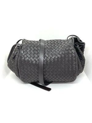 sac bandoulière en cuir tissé marron 32650 Bottega Veneta Intrecciato... - Photo 1/4