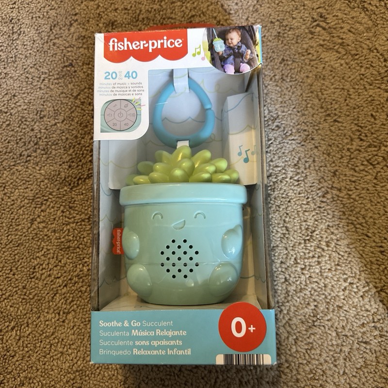 Fisher Price Soothe & Go Succulent Portable Sound Machine Stroller Toy