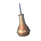 Vintage Bronze Metal Oil Can for sewing machine/thumb pump oil can — photo 2
