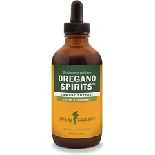 Herb Pharm Oregano Spirits, Immune Support, Active Responder, 4 Fluid Ounces