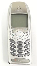 Nokia 6340 I / 6340i - Silver and Gold ( AT&T / Cingular ) Cell Phone / BLB-3