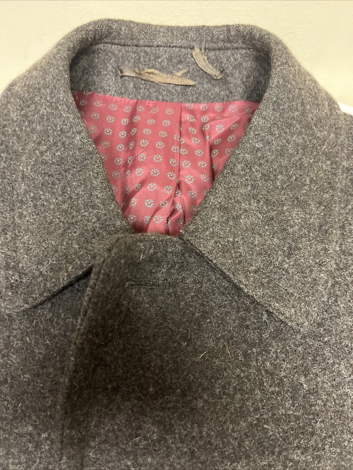 Abrigo de lana modelo vintage de cuña Munchen Loden Aus Bayern para hombre talla L/XL cintura grande Foto 3 de 4