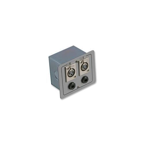 AV16217 - Acero Av Conexión Cajas - 2X XLR S + Jack - Picture 1 of 1
