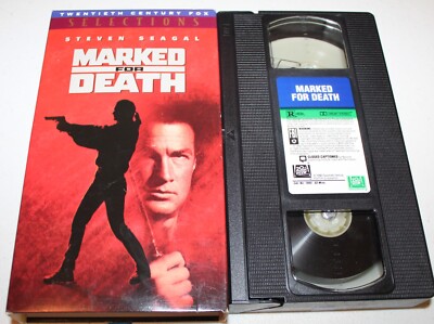 ＶＨＳ、赤い疑惑、１０本セット!値段下げました。６，５００円デス。 Marked for Death (VHS, 1991) Steven Seagal, Basil Wallace, Keith