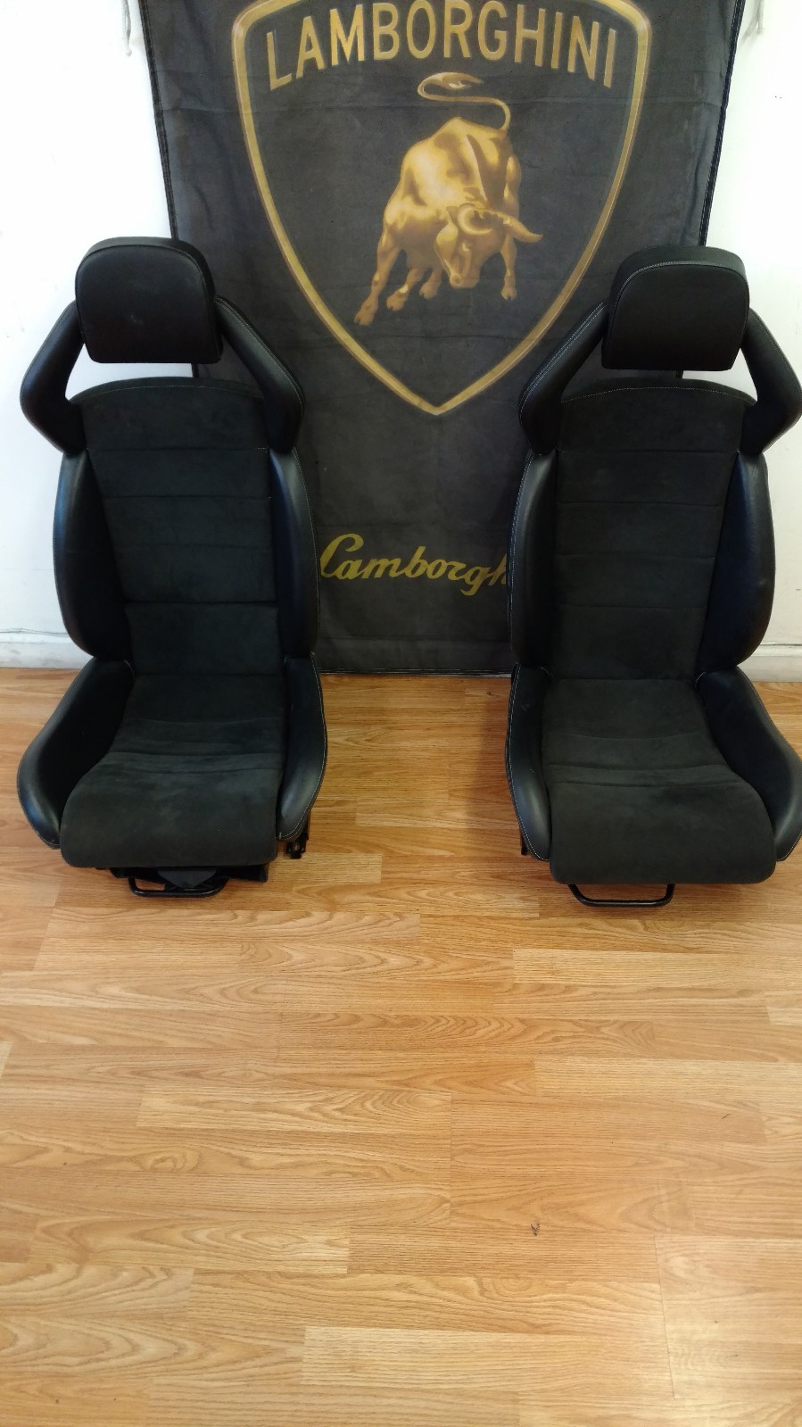 LAMBORGHINI MURCIELAGO SEATS DRIVER AND PASSENGER SIDE OEM 418881019 418881020