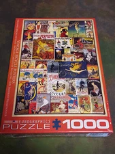 Vintage Bicycle Posters - 1000 Pieces Jigsaw Eurographics Puzzle New!