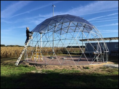 Geodesic Dome 38ft._5V frequency Frame Only + FREE SHIPPING! | eBay