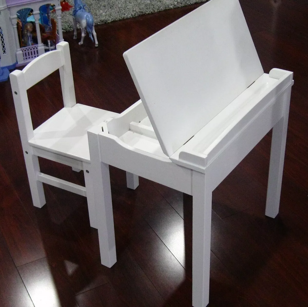 White Wooden Table & Chairs Set by Melissa & Doug at Fleet Farm