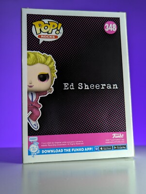 Ed Sheeran Bad Habits Signed CD Single, Animated Single, Funko