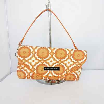 Petunia Pickle Bottom Orange Diaper Clutch