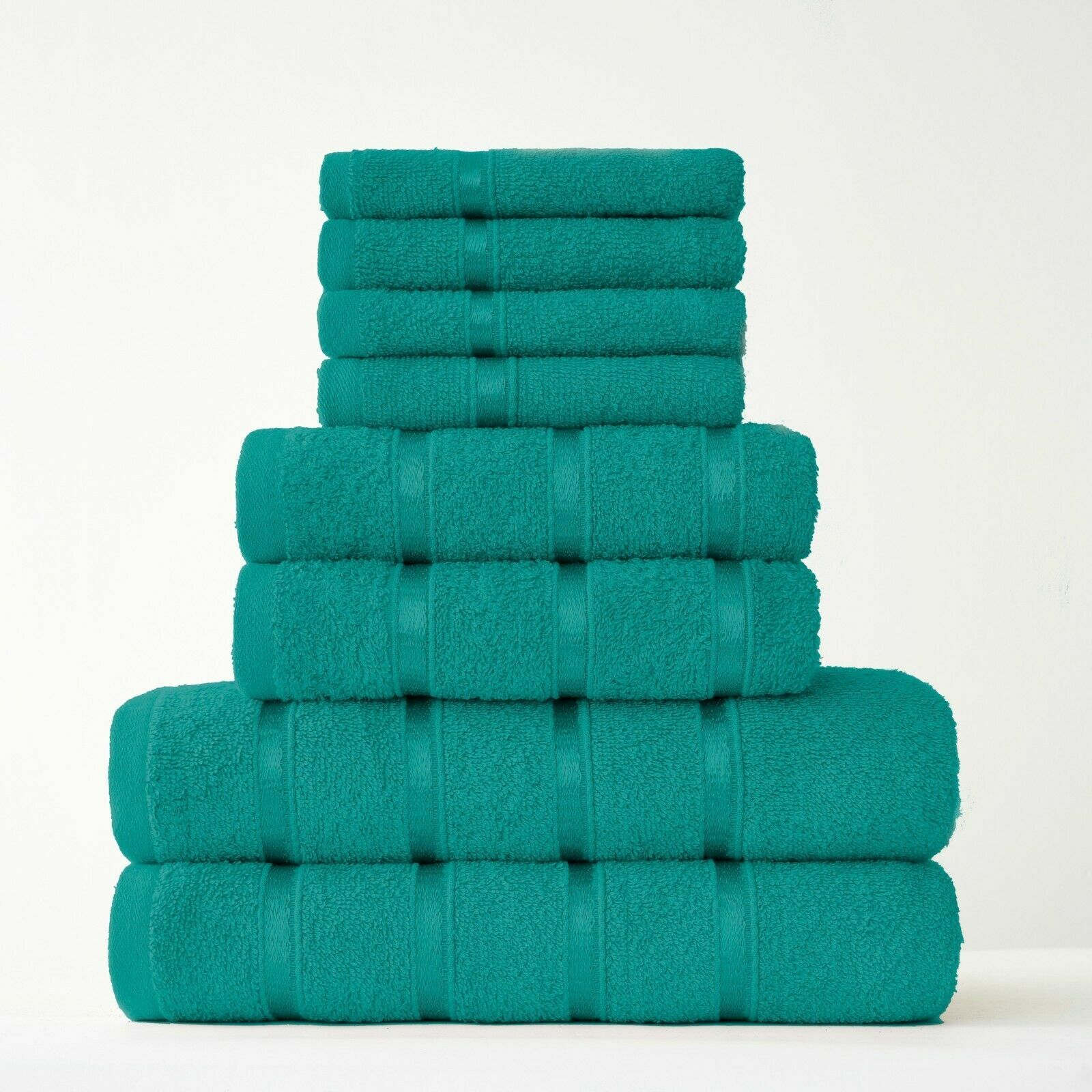 Luxury 100 Egyptian Cotton Towels 8 Piece Bale Set Face Hand Bath Boston Towel eBay