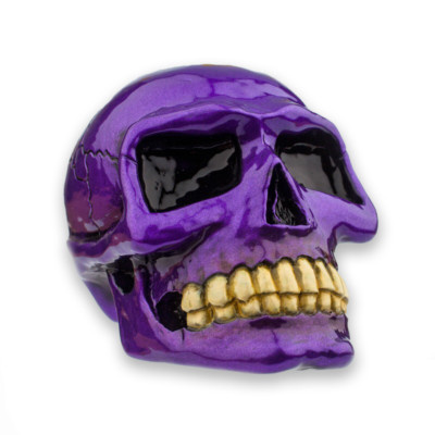 Small Skull - Metallic Purple - VanChase Custom Shift Knob