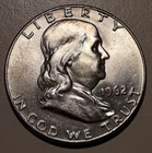 1962 Philadelphia Mint Franklin Silver Half Dollar US 50c coin (#91a-5429)