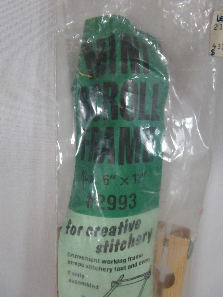 Edmunds Mini SCROLL FRAME #2993 Creative Stitchery Craft Stretcher 6" X 12" - Image 2 of 4