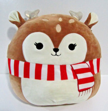 CHRISTMAS SQUISHMALLOW DAWN FAWN REINDEER  12" SOFT PLUSH KELLY TOY SOFT CUSHION
