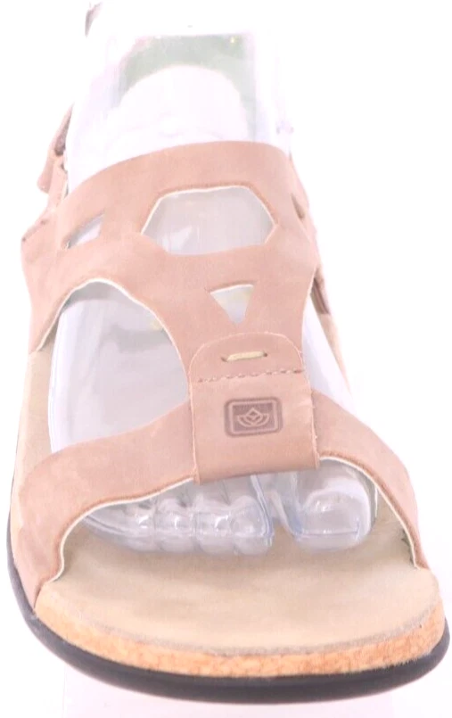 Sandalias deportivas Spenco ortopédicas beige marrón correa de cuero zapatos para mujer EE. UU. 9 Foto 3 de 4