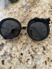 Anna-Karin Karlsson Okulary przeciwsłoneczne Rose Et La Roue 2.0 Sun Limited Black On Black