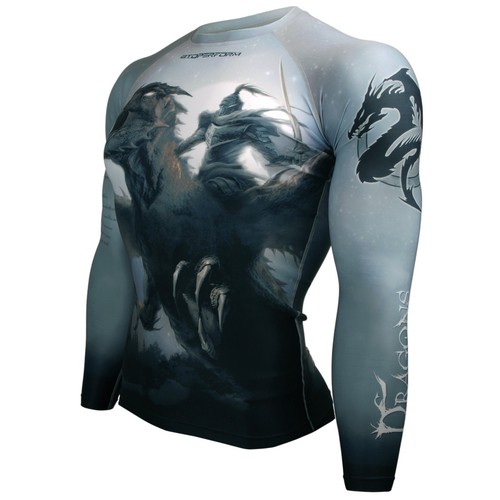 BTOPERFORM Skin Tight Compression Base Layer Under Rash guard MMA Gym S-3 - Picture 36 of 44