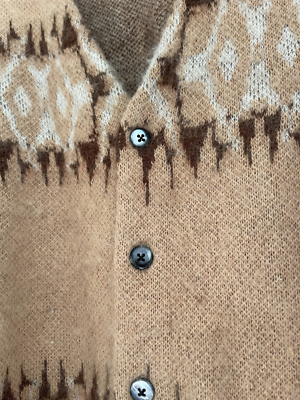 Supreme Abstract Stripe Cardigan, Mens / Medium / Light Brown | eBay