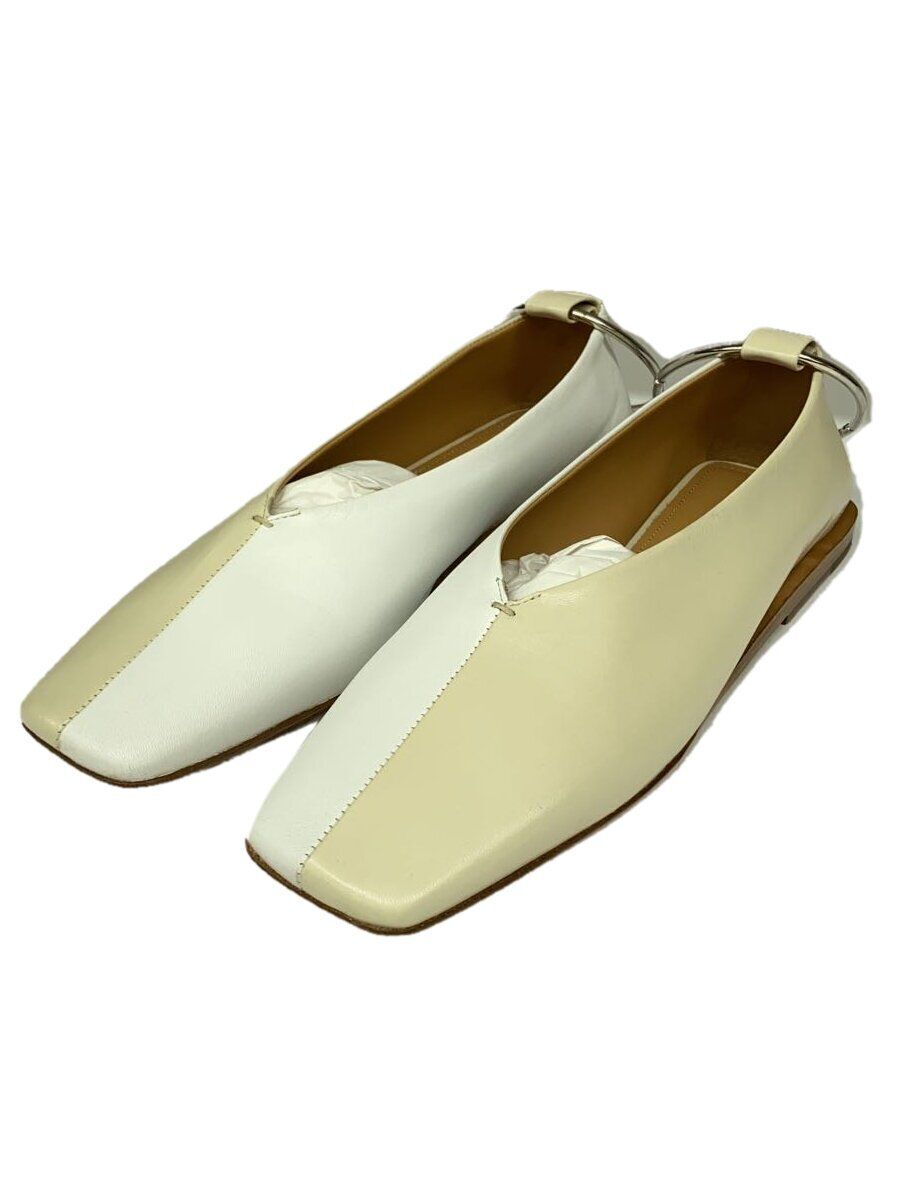 JIL SANDER ballet shoes ankle ring square toe bicolor 36 JIL SANDER ballet shoes ankle ring square toe bicolor 36