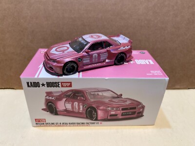 1/64 KAIDO HOUSE NISSAN SKYLINE GT-R R34 PASSIN PINK #128 (SEALED