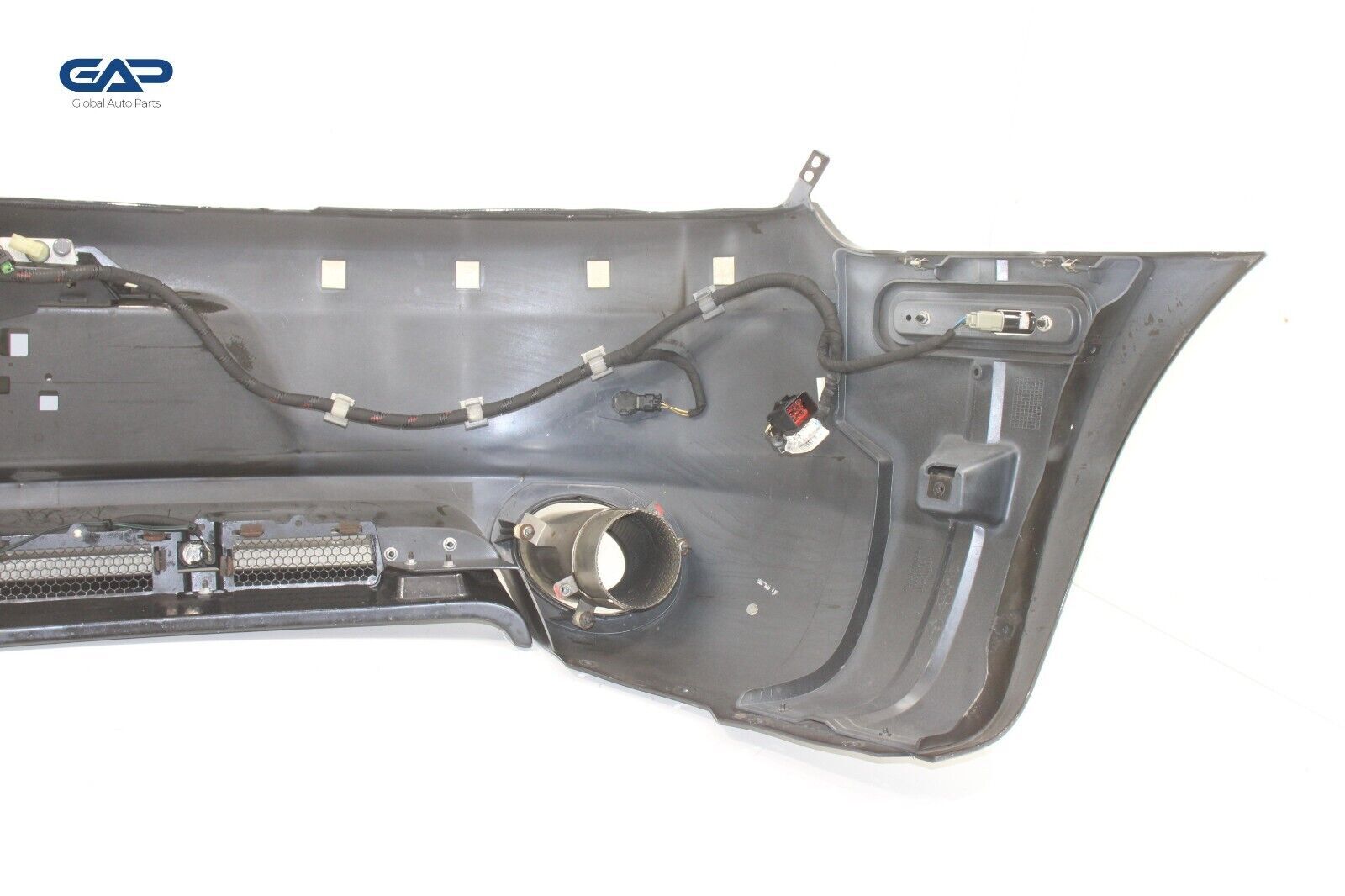 10-13 ASTON MARTIN RAPIDE REAR BUMPER COVER & PARK SENSOR & REFLECTOR LAMPS OEM