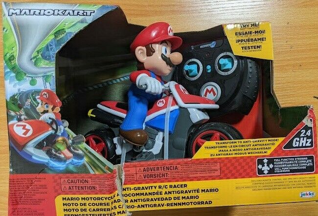 Nintendo Super Mario Kart 8 Mario Anti-Gravity RC Motorcycle 2.4Ghz