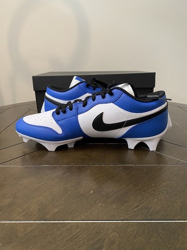 Jordan 1 Low TD Football Cleats Size 13 Royal Blue White FJ6245-104 - Picture 5 of 8
