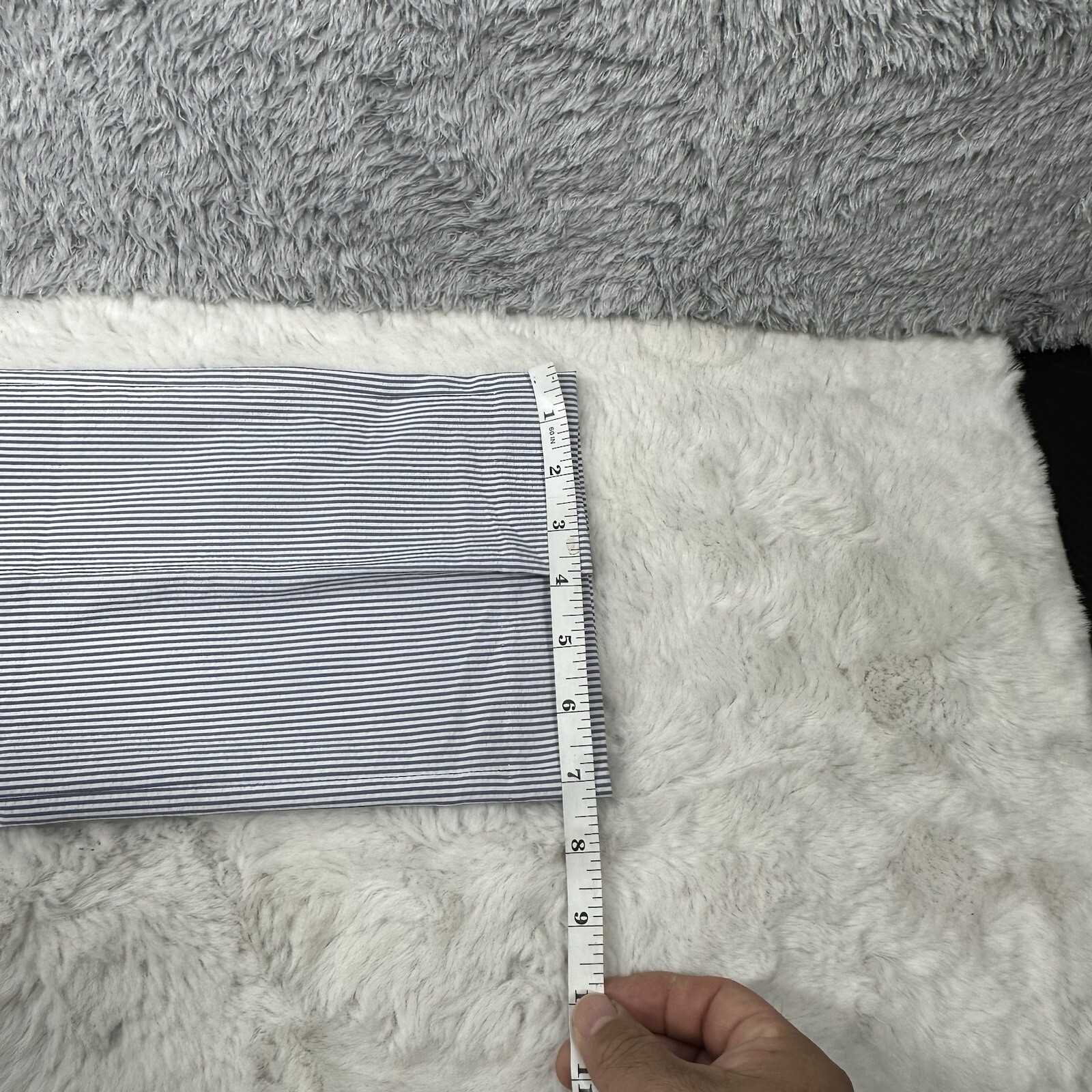 Uniqlo Pants Size 32 x 34 Seesucker blue white  Kando Trousers thumbnail 5