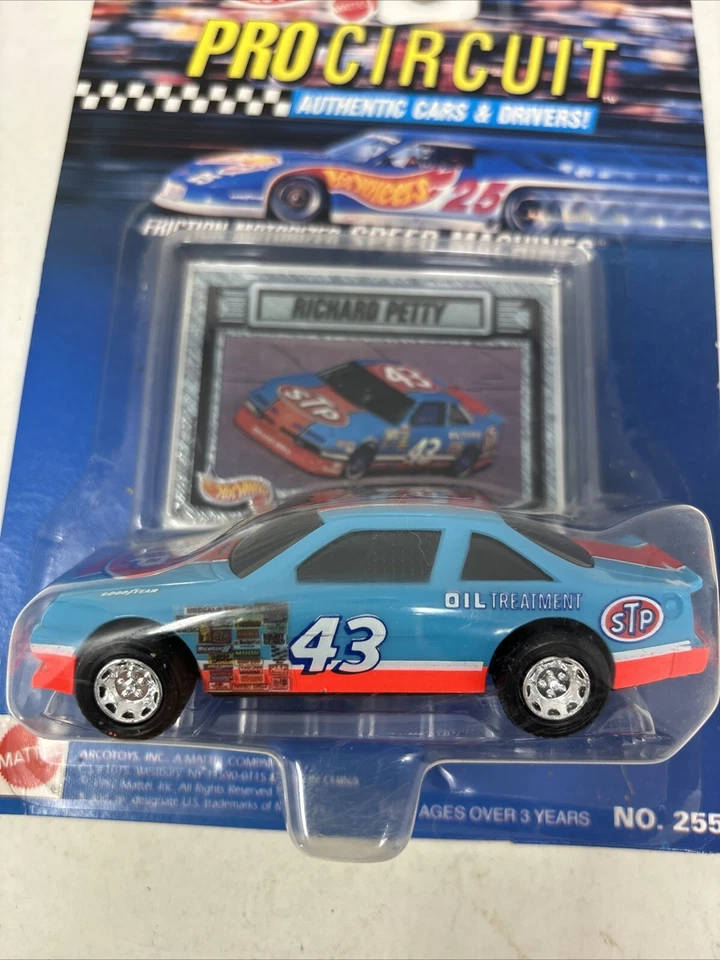 Hot Wheels 1992 Pro Circuit NASCAR Racing #43 Richard Petty Speed Machines 2554 Foto 2 de 4
