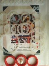 FLIPPER WILLIAMS- ALIEN POKER- ELASTIQUE SILLICONE TRANSPARENT-PINBALL RUBBER