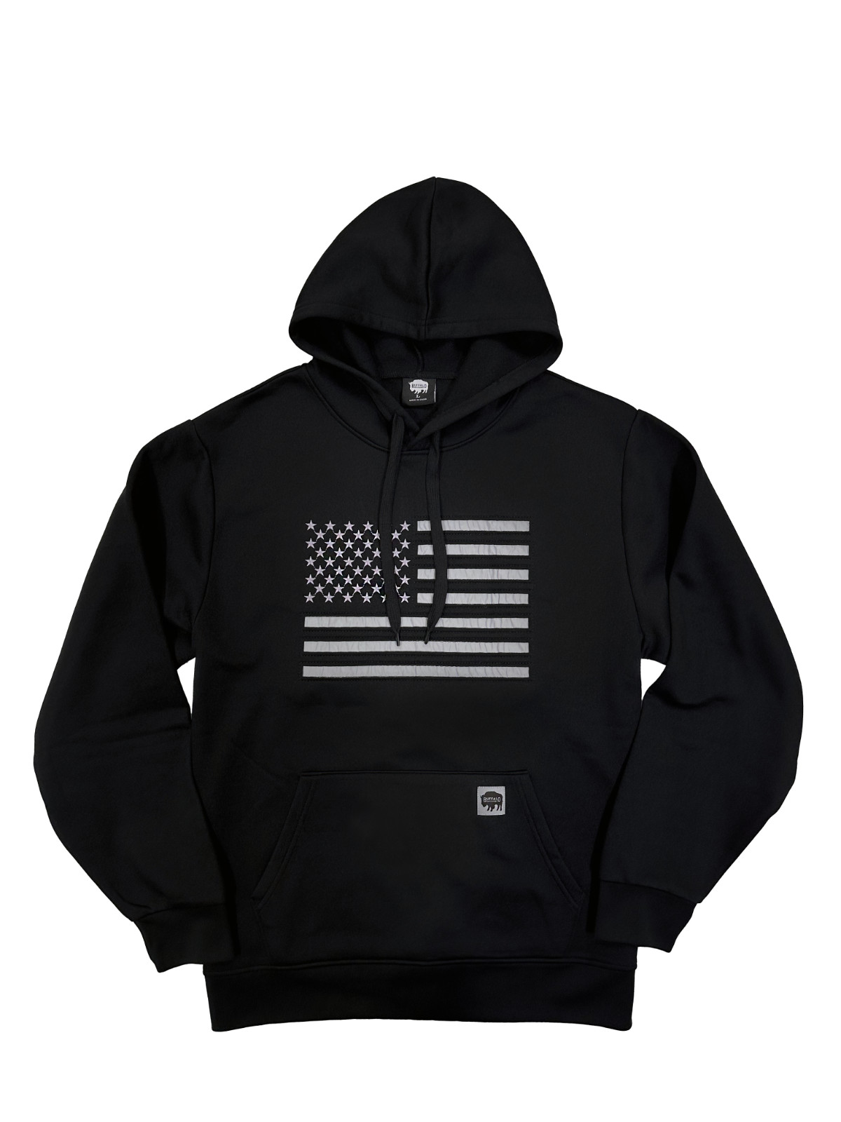 Buffalo Outdoors® Workwear Reflective Flag Hooded Sweatshirt