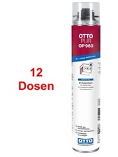 12x Ottopur OP960 750 ML Brandschutzschum B1 Pistolet Mousse PU Rauchdicht