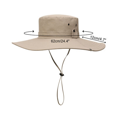 Waterproof Wide Brim Sun Hat UV Protection Foldable Bucket