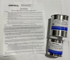 NEW CLEAR MOTORCYCLE CASWELL EPOXY GAS TANK SEALER COVERS UPTO 10 GALS 363J