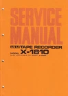 Service Manual Guide For AKAI X-1810