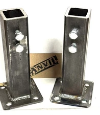 2 Railing REPAIR Base for 1" Loose POSTS 6 1/2" Slip OVER existing RAILS 1" P.P.