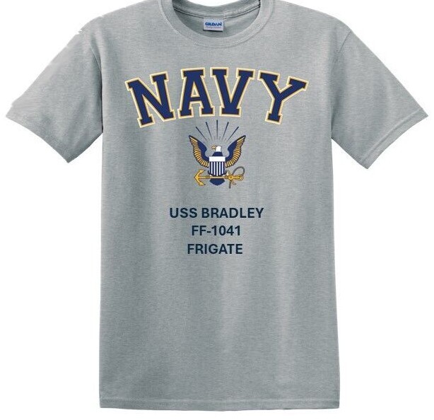 USS GARCIA   FF-1040* FRIGATE *EAGLE*SHIRT. OFFICIALLY LICENSED