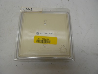 Notifier FCM-1 fire alarm control monitor module cream color new