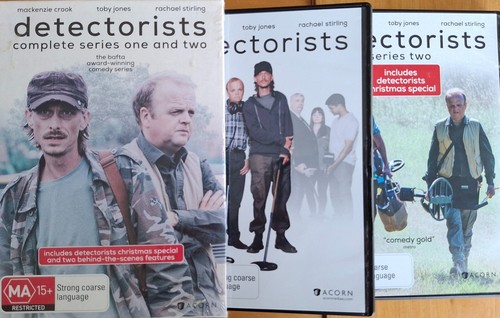 Detectorists Zone 4 Series One & Two + Christmas Special Aussie 2DVD EX
