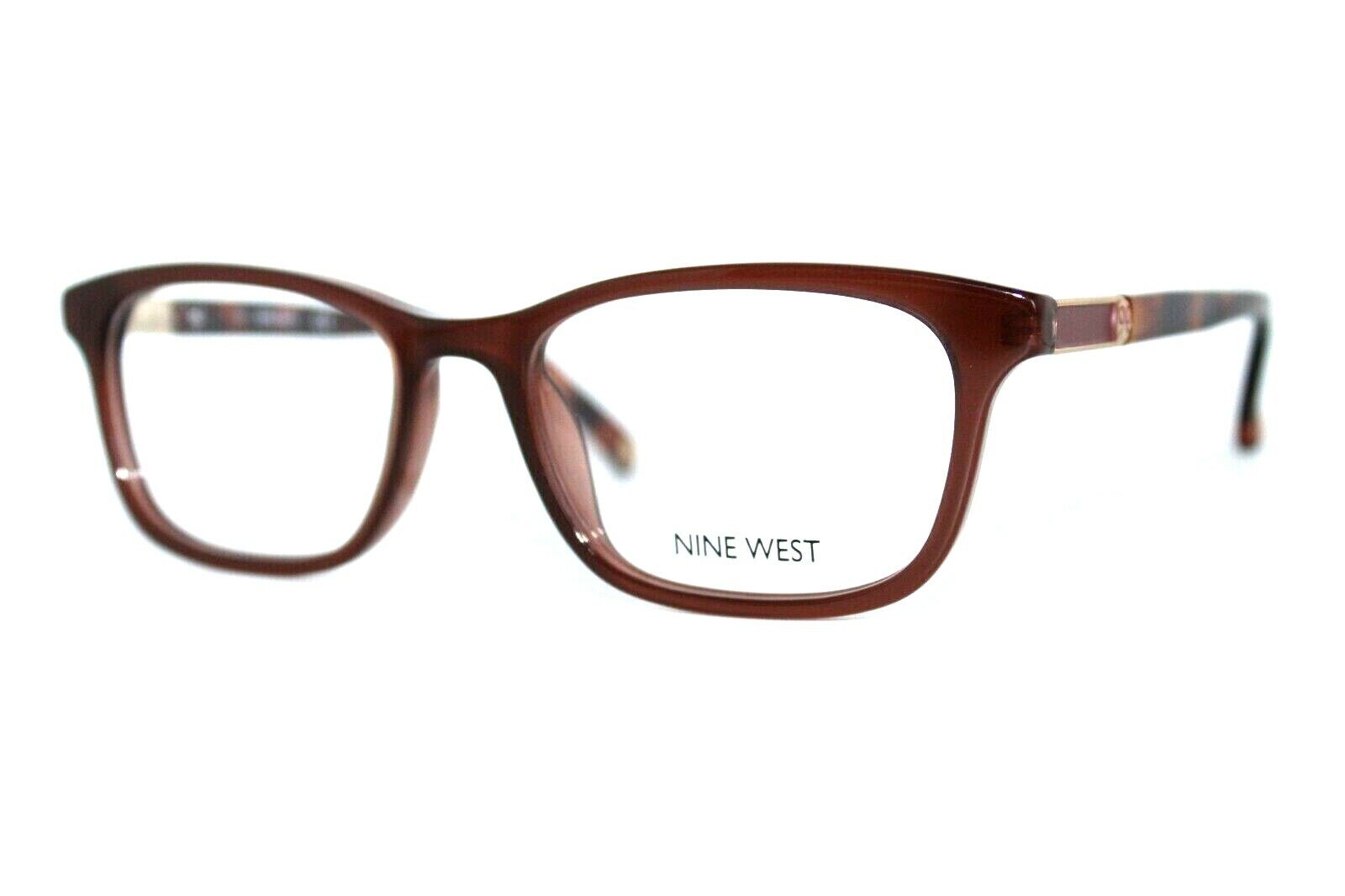 NEW NINE WEST NW5142 210 BROWN AUTHENTIC EYEGLASSES FRAMES 51-17-135MM W/CASE