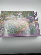 Eurographics 2000 Piece Jigsaw Puzzle  Claude Monet MONET'S GARDEN  -  BRAND NEW