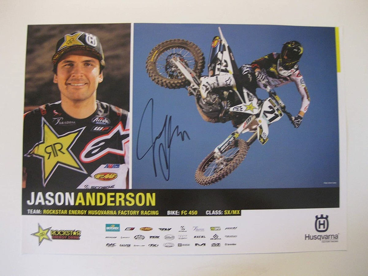 Jason Anderson, supercross, motocross, signed, autographed, 11x17 Poster, COA will be included. Jason Anderson, supercross, motocross, signed, autographed, 11x17 Poster, COA will be included.